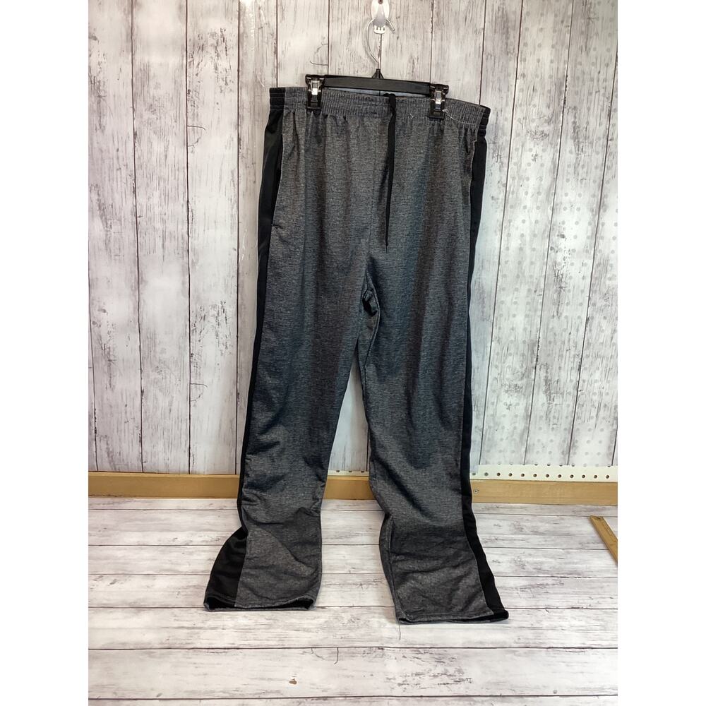 ULTRA Performance Men's Gray Slash Pocket Elastic Waist Activewear Sweatpants XL